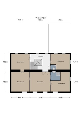 Floorplan - Lindenstraat 1, 6291 AE Vaals